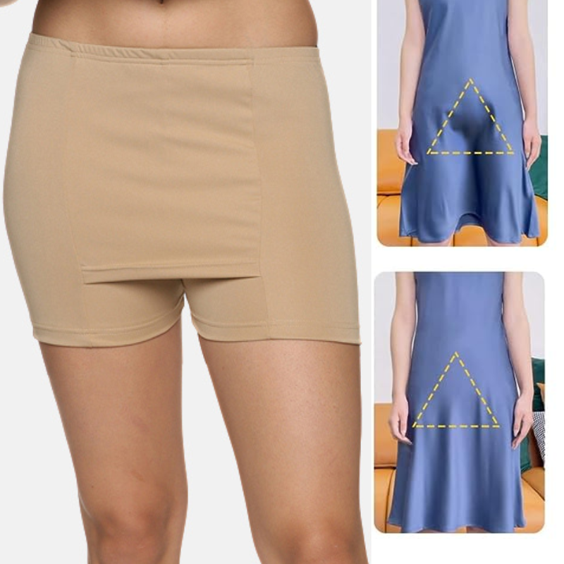 Double Layer Front Crotch Safety Shorts